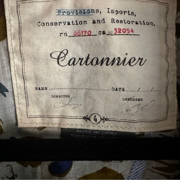 Anthropologie Cartonnier Felix Brown Felted Blazer - Picture 7 of 8